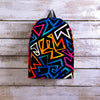 Geometric Print Backpack-grizzshop