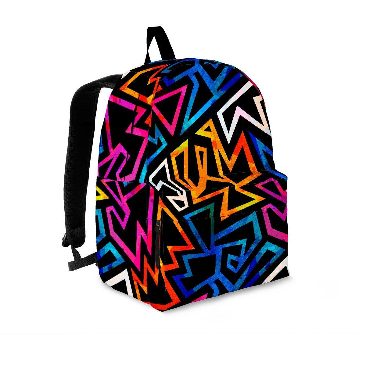 Geometric Print Backpack-grizzshop