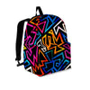 Geometric Print Backpack-grizzshop