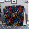 Geometric Print Blanket-grizzshop