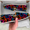 Geometric Print Canvas Shoes-grizzshop