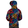 Geometric Print Men's Hoodie-grizzshop