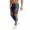 Geometric Print Men's Leggings-grizzshop