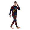 Geometric Print Men's Pajamas-grizzshop