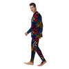 Geometric Print Men's Pajamas-grizzshop