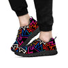 Geometric Print Men's Sneakers-grizzshop