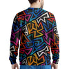 Geometric Print Men's Sweatshirt-grizzshop