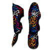 Geometric Print Muay Thai Shin Guard-grizzshop