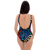 Geometric Print One Piece Swimsuite-grizzshop