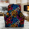 Geometric Print Recliner Cover-grizzshop