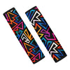 Geometric Print Seat Belt Cover-grizzshop