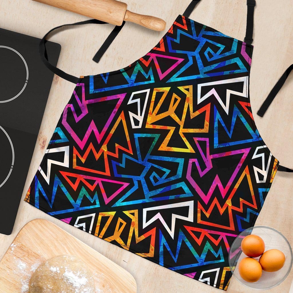 Geometric Print Women's Apron-grizzshop