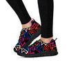 Geometric Print Women's Sneakers-grizzshop