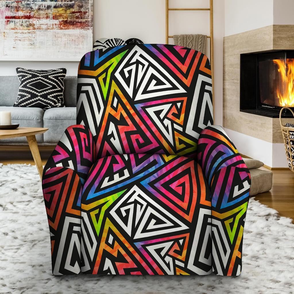 Geometric Recliner Cover-grizzshop