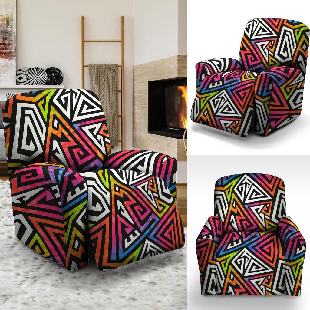 Geometric Recliner Cover-grizzshop