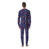 Geometric Shapes Neon Print Pattern Men's Pajamas-grizzshop