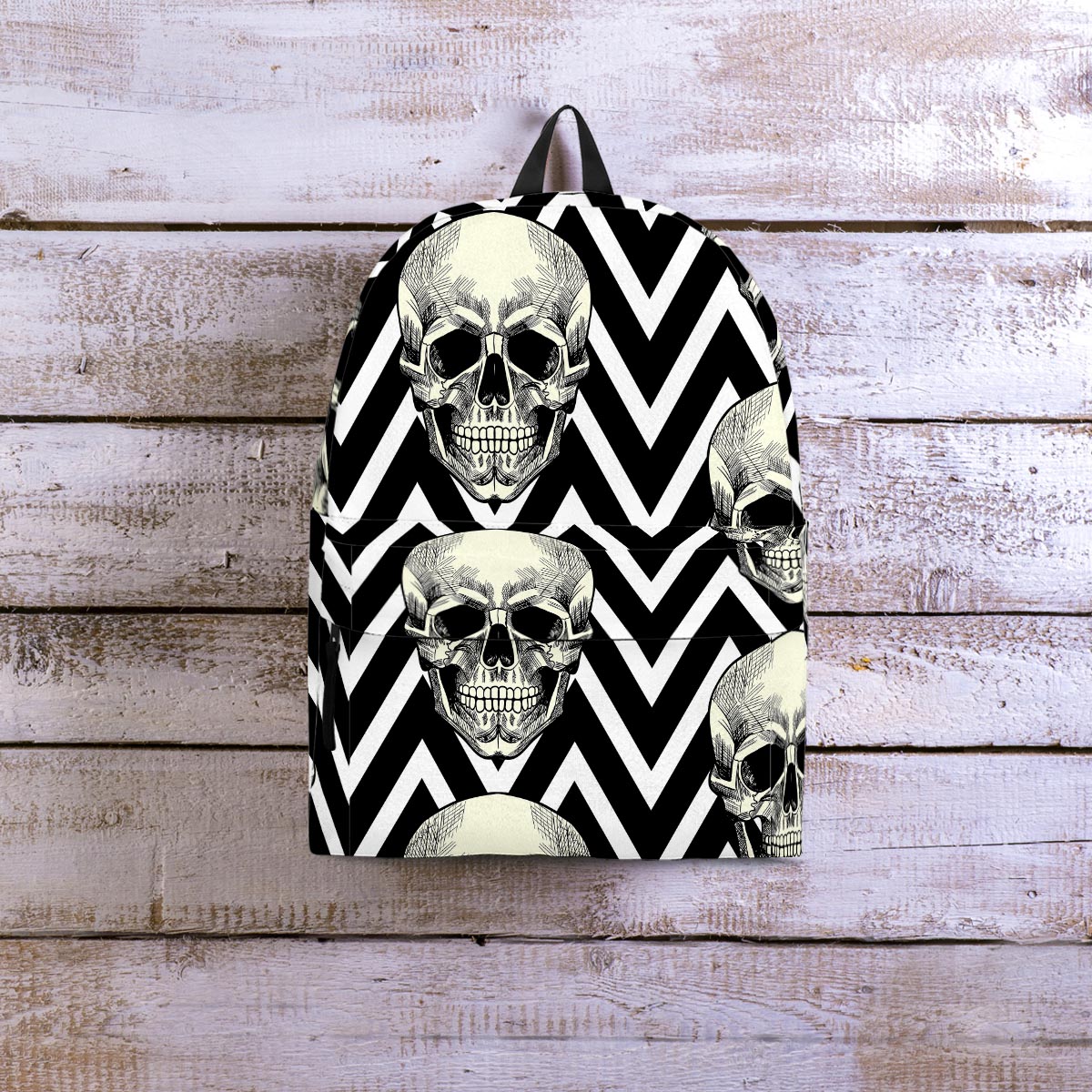 Geometric Skull Backpack-grizzshop