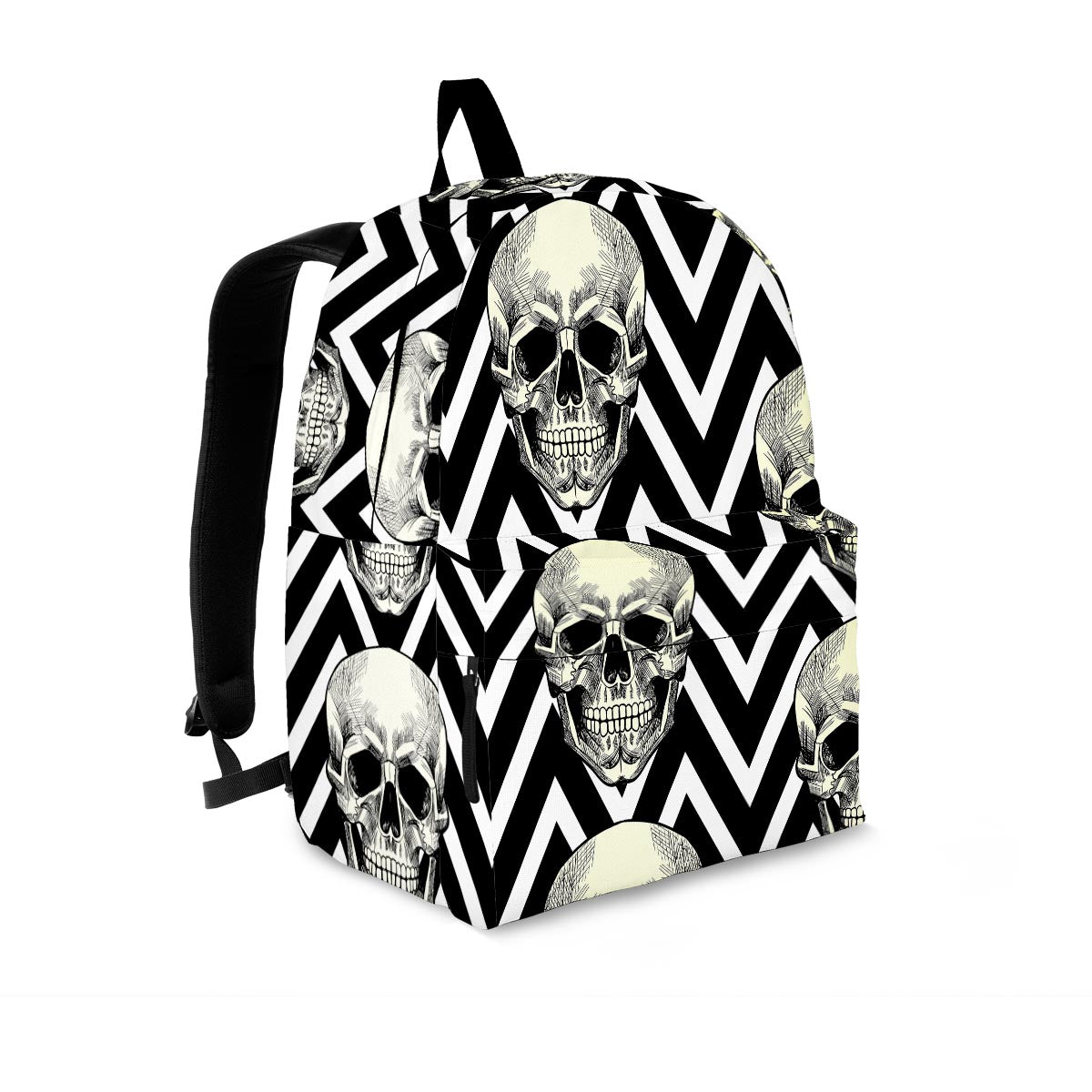 Geometric Skull Backpack-grizzshop