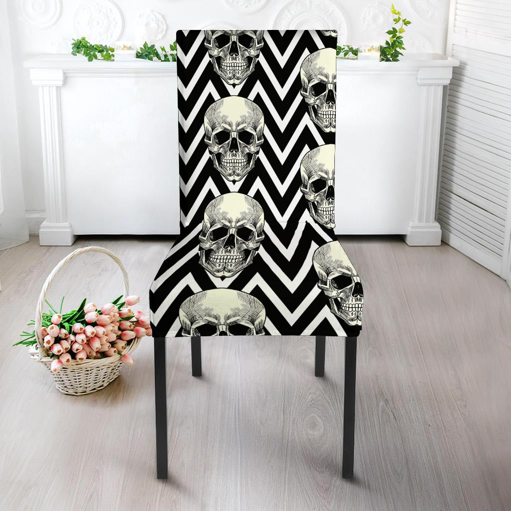 Geometric Skull Chair Cover-grizzshop