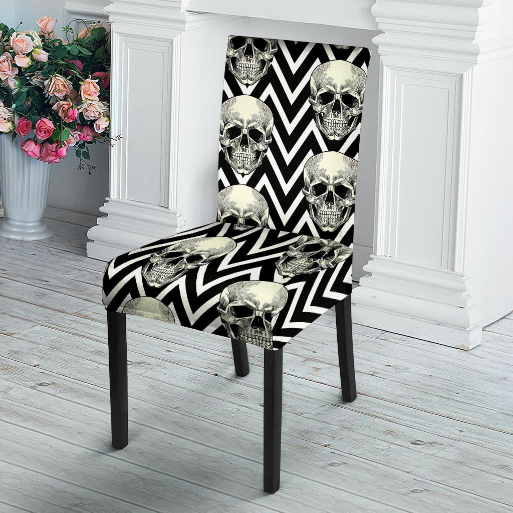 Geometric Skull Chair Cover-grizzshop