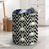 Geometric Skull Laundry Basket-grizzshop