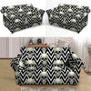 Geometric Skull Loveseat Cover-grizzshop