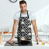 Geometric Skull Men's Apron-grizzshop