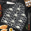 Geometric Skull Men's Apron-grizzshop