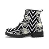 Geometric Skull Men's Boots-grizzshop