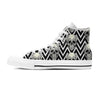 Geometric Skull Men's High Top Shoes-grizzshop