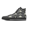 Geometric Skull Men's High Top Shoes-grizzshop