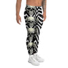 Geometric Skull Men's Leggings-grizzshop