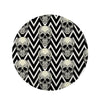 Geometric Skull Round Rug-grizzshop