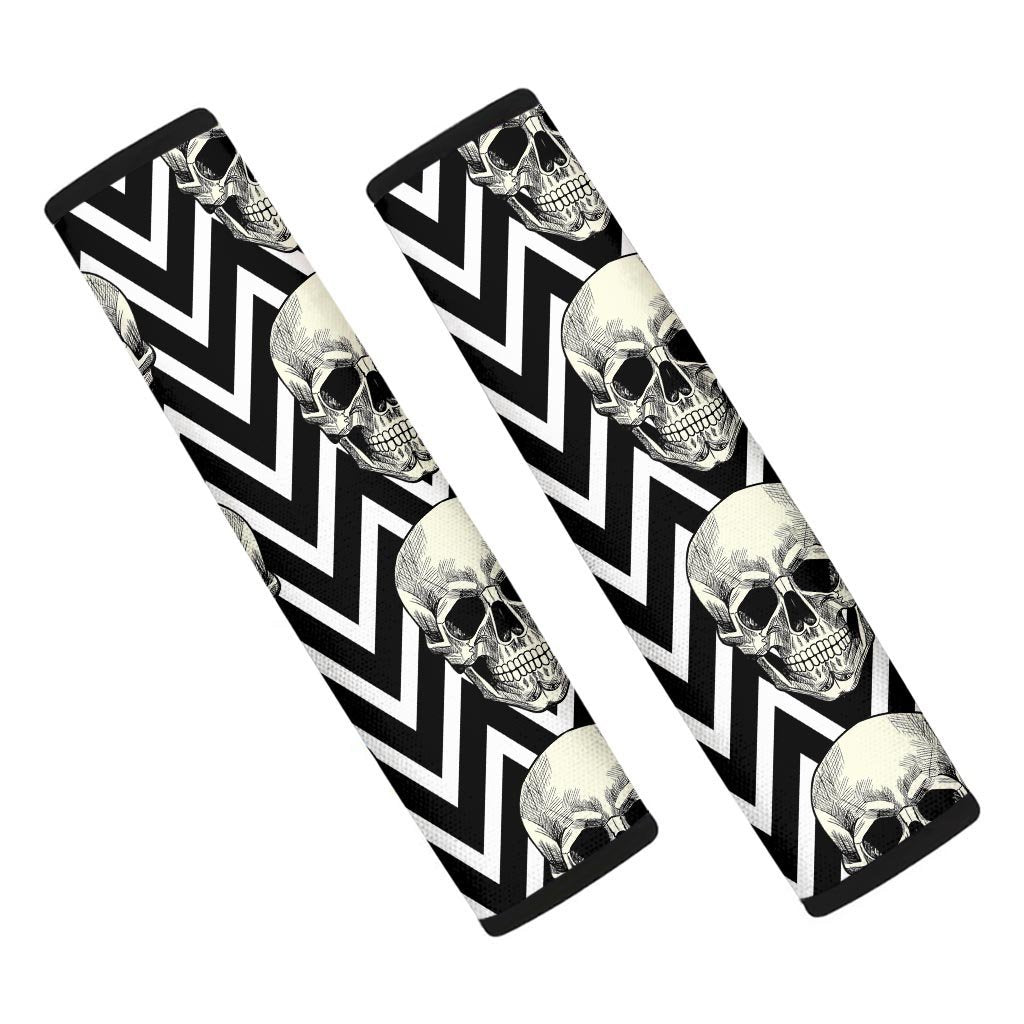 Geometric Skull Seat Belt Cover-grizzshop