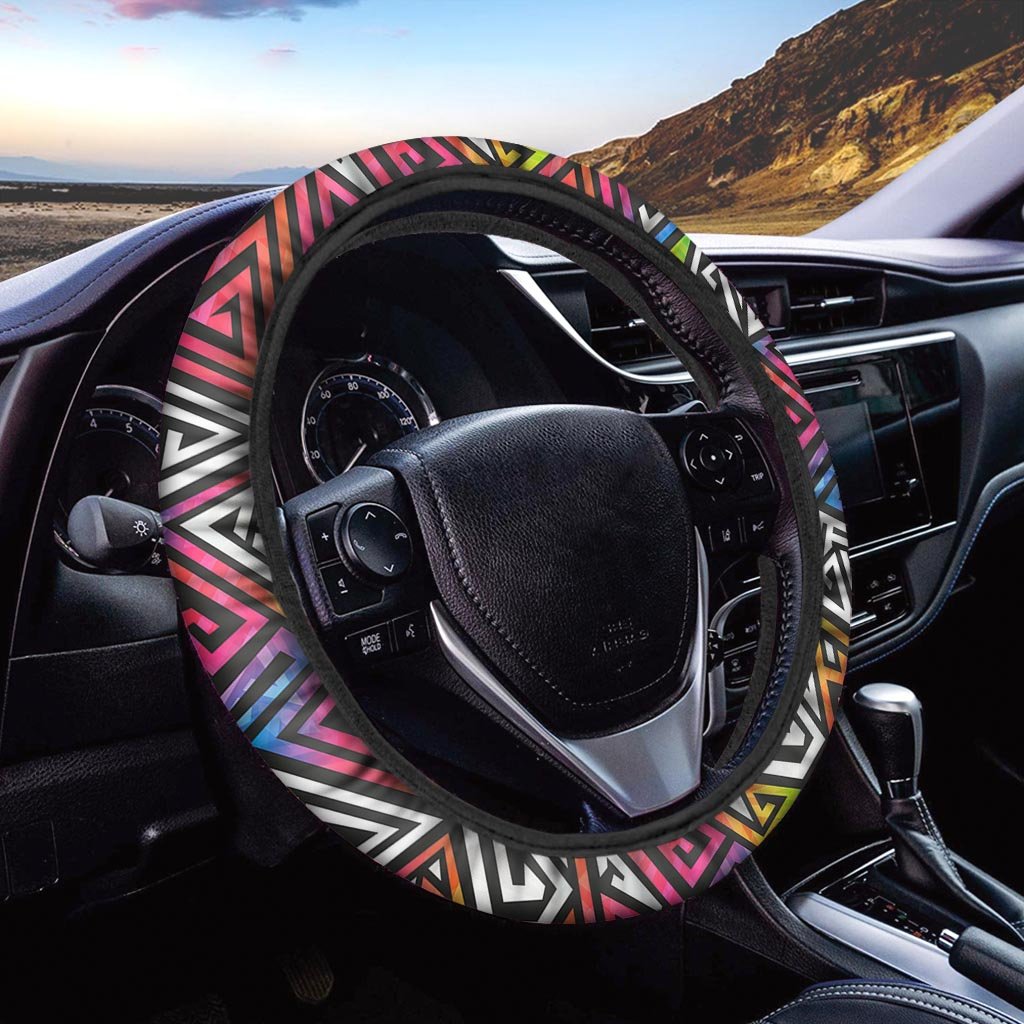 Geometric Steering Wheel Cover-grizzshop