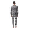 Geometric Tribal Aztec Print Pattern Men's Pajamas-grizzshop