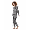 Geometric Tribal Aztec Print Pattern Women's Pajamas-grizzshop