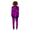 Geometric Violet Polygonal Print Women's Pajamas-grizzshop