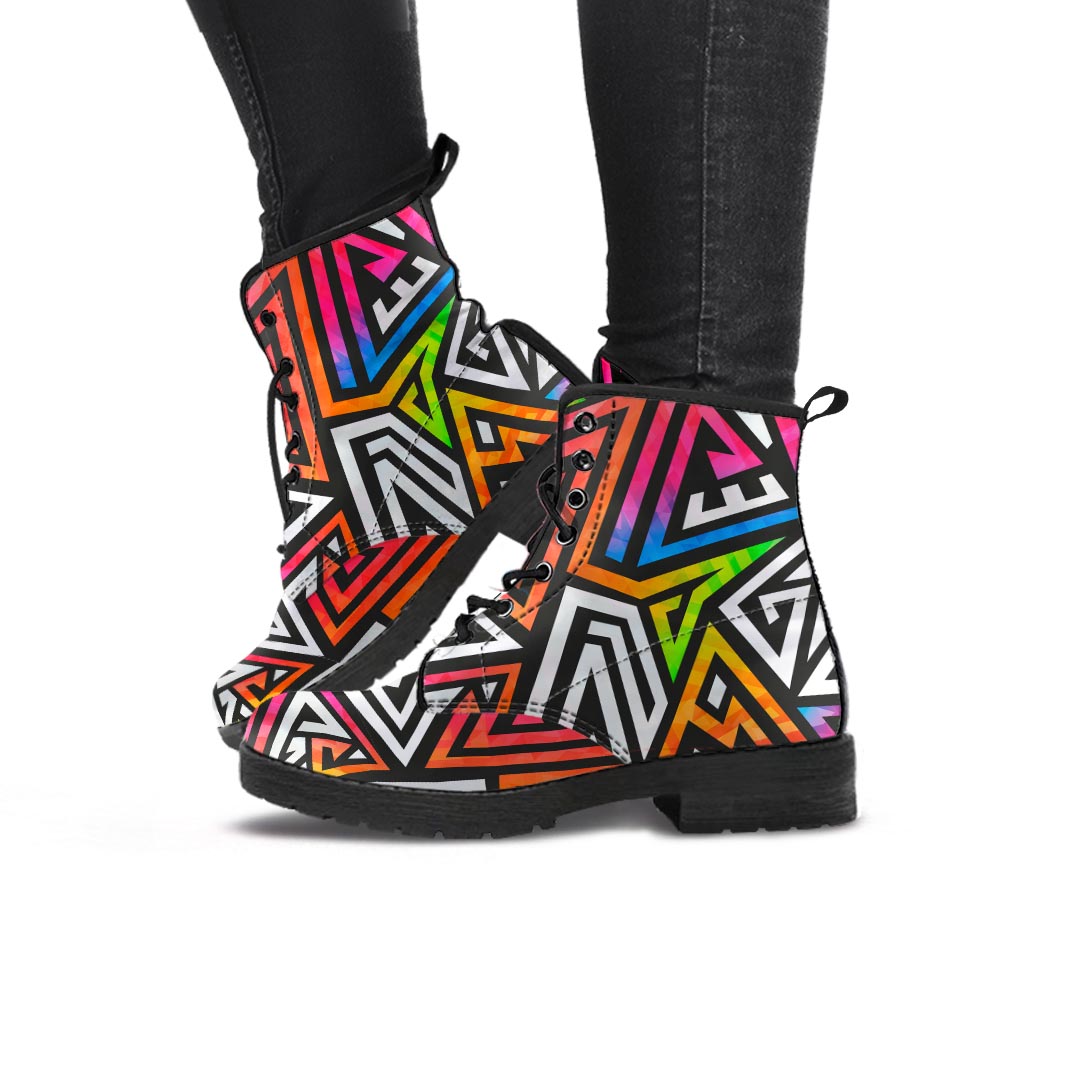 Geometric Women's Boots-grizzshop