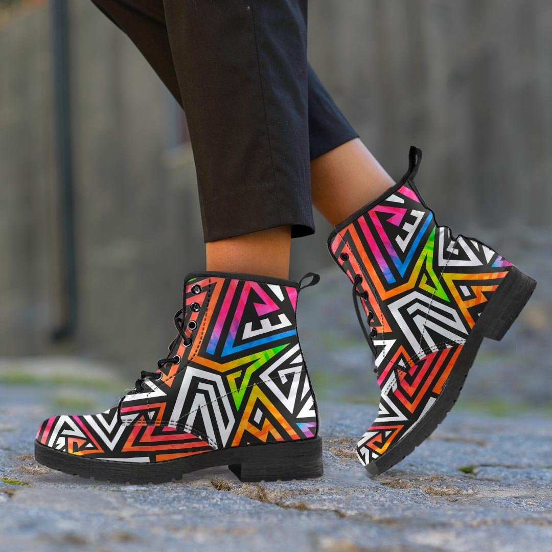 Geometric Women's Boots-grizzshop