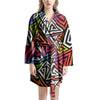 Geometric Women's Robe-grizzshop