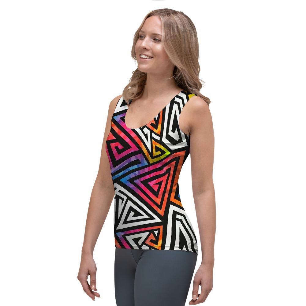 Geometric Women's Tank Top-grizzshop
