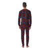 Geometrical Houndstooth And Paisley Print Pattern Men's Pajamas-grizzshop