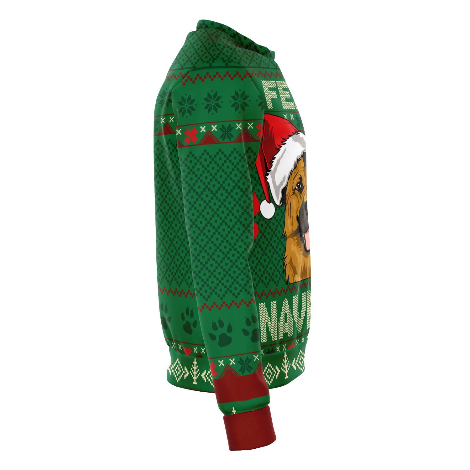 German Shepherd Feliz Navidog Ugly Christmas Sweater-grizzshop