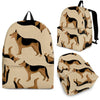 German Shepherd Pattern Print Backpack-grizzshop