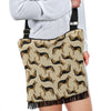 German Shepherd Pattern Print Crossbody Bags-grizzshop