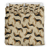 German Shepherd Pattern Print Duvet Cover Bedding Set-grizzshop