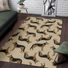 German Shepherd Pattern Print Floor Mat-grizzshop