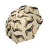 German Shepherd Pattern Print Foldable Umbrella-grizzshop