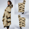 German Shepherd Pattern Print Hooded Blanket-grizzshop